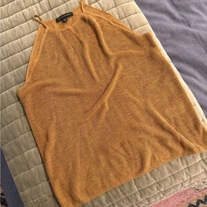 Banana Republic Mustard Knit Tank Top NEW